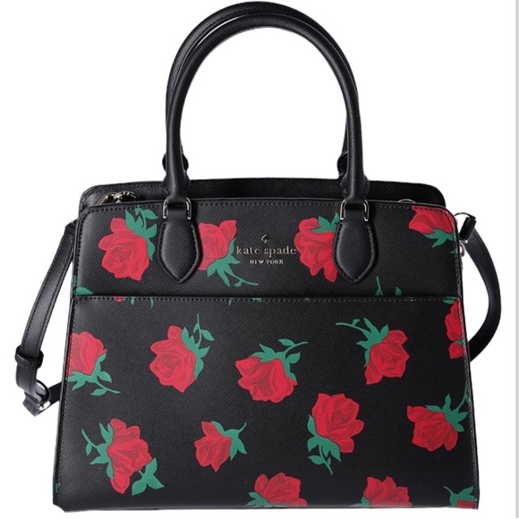kate spade Handbags - Kate Spade New York MADISON ROSE TOSS PRINTED SATCHEL